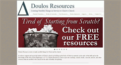 Desktop Screenshot of doulosresources.org