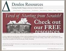Tablet Screenshot of doulosresources.org